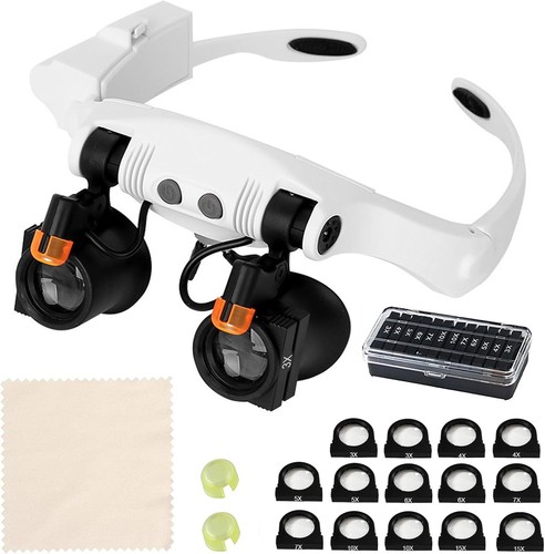 Profi led stirnlupe kopflupe - profi,