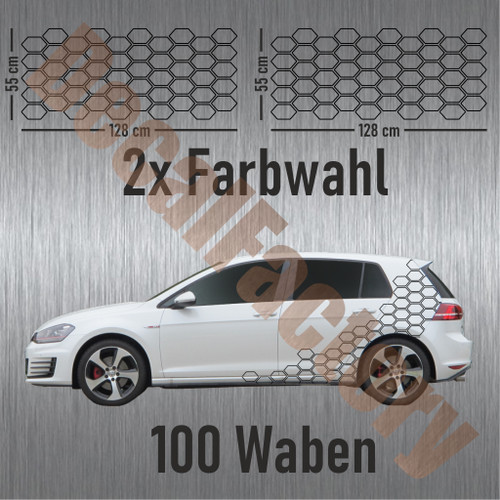 Aufkleber set waben rauten - waben,