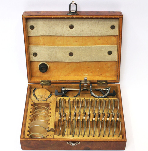 Optiker set refraktionskasten - optiker,