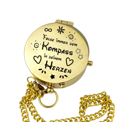 Personalisierter kompass mit - personalisierter,