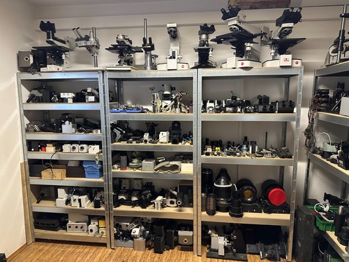 Große mikroskop sammlung - große,